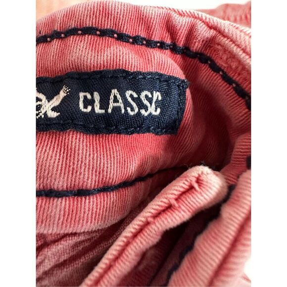 American Eagle Shorts Mens Red/Pink Sz 26 Longer Length Chino Zip Pockets Cotton - Picture 4 of 9